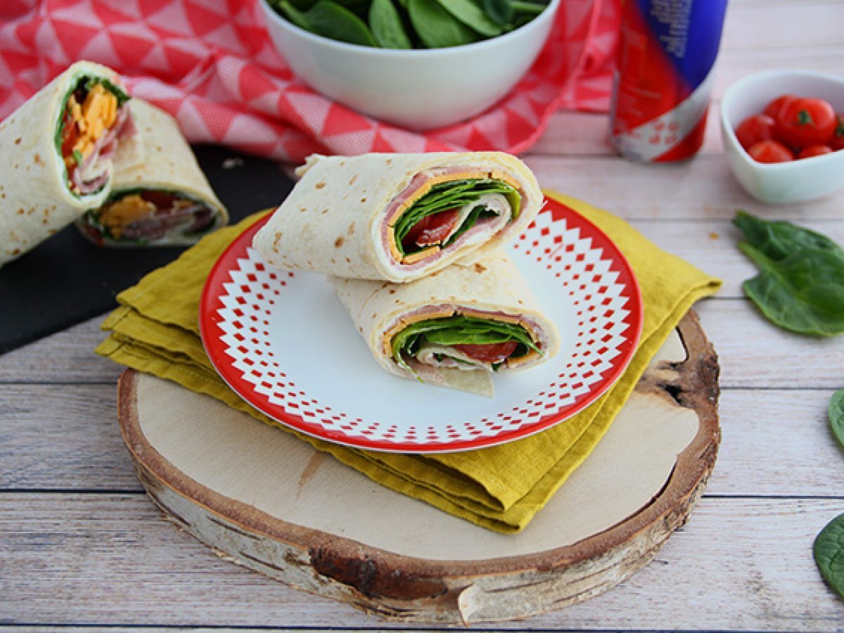 Spinach, ham & cheese wrap - photo 4