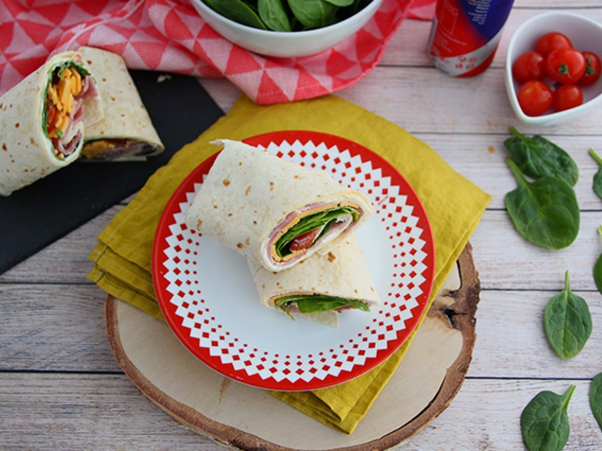 Spinach, ham & cheese wrap - photo 5