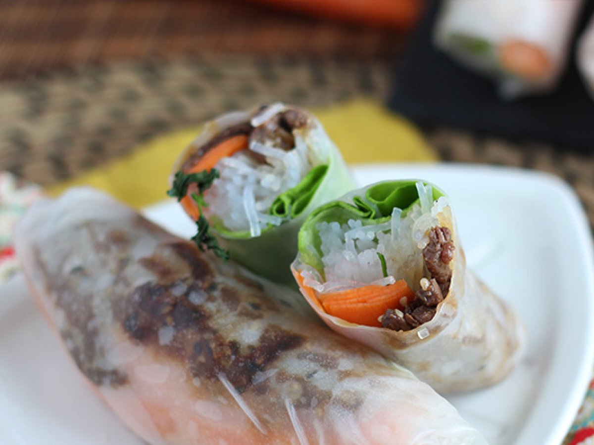 Spring rolls - marinated beef - photo 2