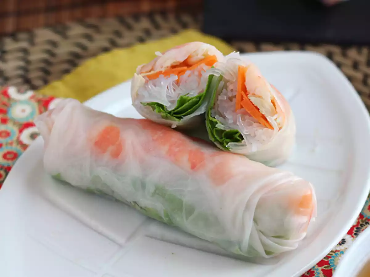 Spring rolls - shrimp and chicken - photo 2