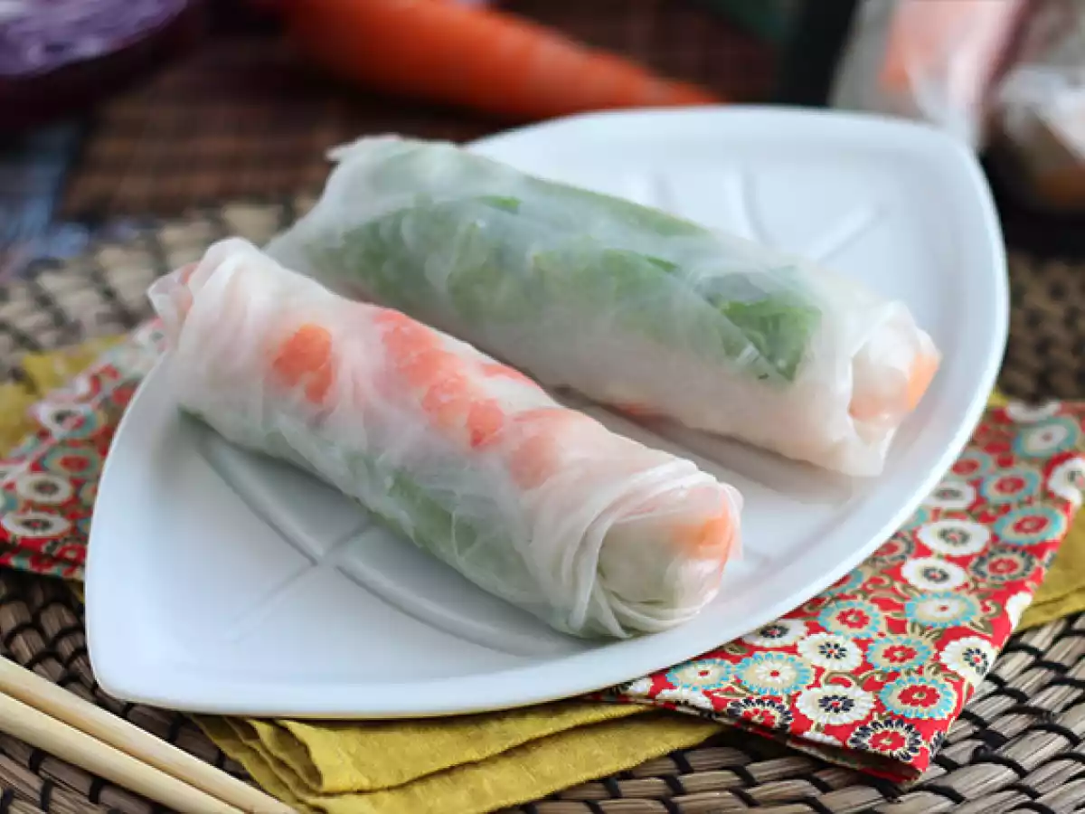 Spring rolls - shrimp and chicken - photo 3