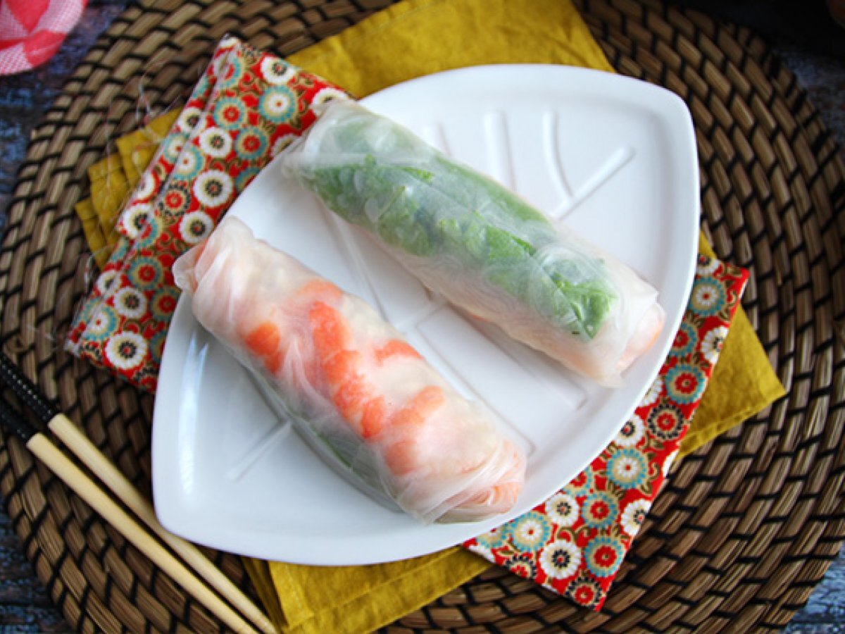 Spring rolls - shrimps and chicken