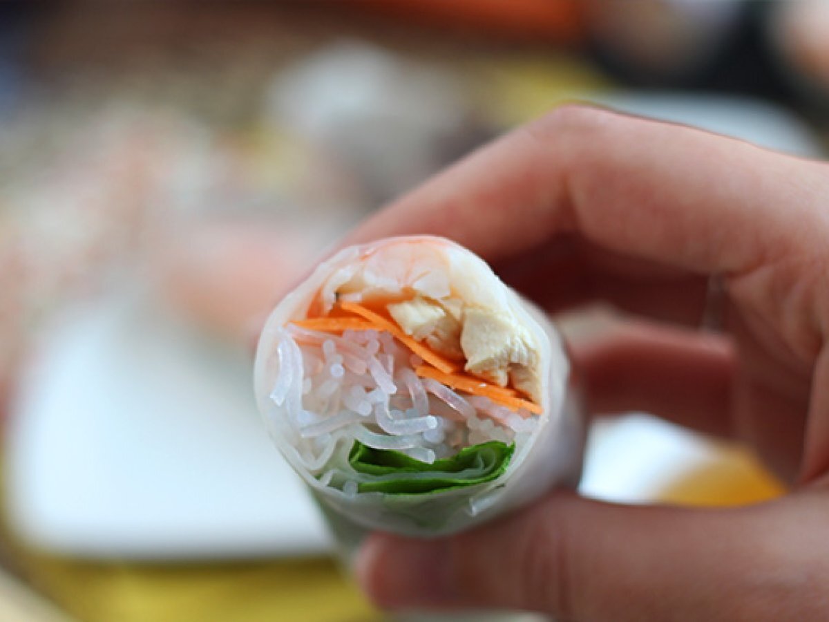 Spring rolls - shrimps and chicken - photo 4