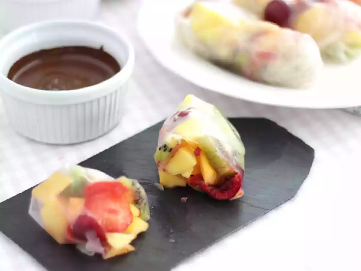 Spring rolls with fruits - video recipe ! - photo 4