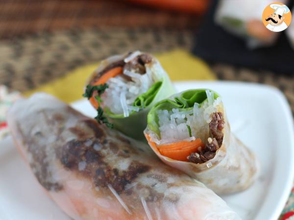 Spring rolls with marinated beef - photo 2