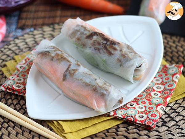 Spring rolls with marinated beef - photo 3