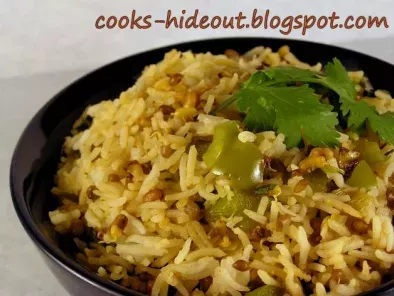 Sprouted Matki Pulao (Moth Beans Pilaf)