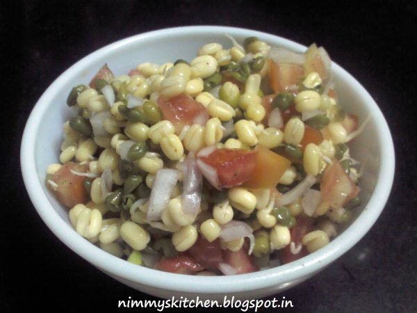 Sprouted Moong Salad