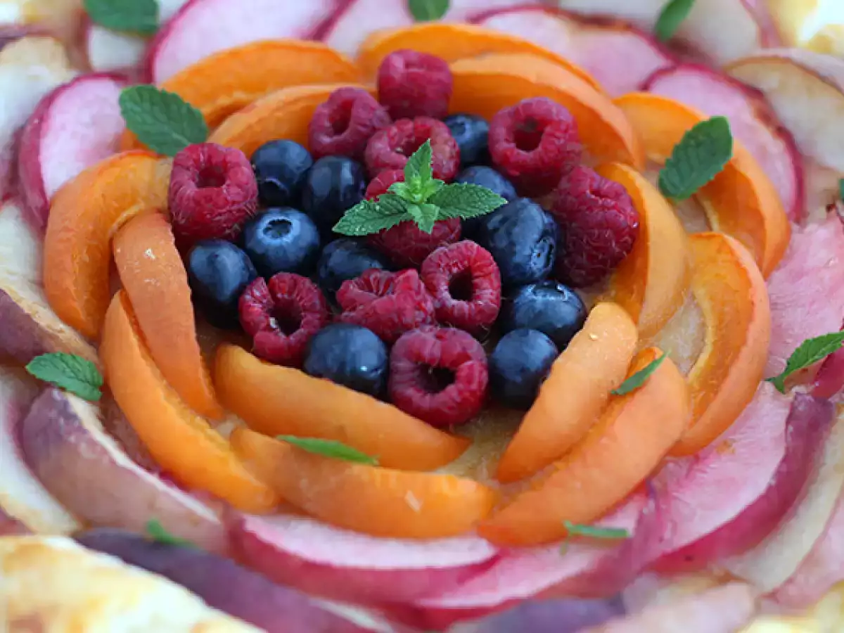 Star-shaped fruit tart - photo 2