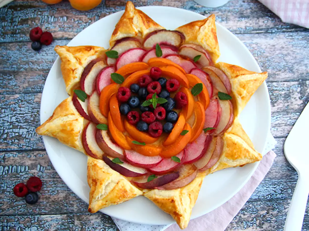 Star-shaped fruit tart - photo 4