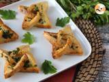 Star-shaped garlic bread with sandwich bread, photo 3