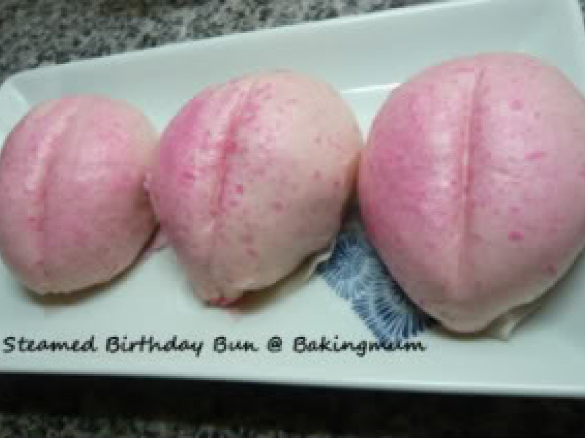 Steamed Birthday Bun - photo 3