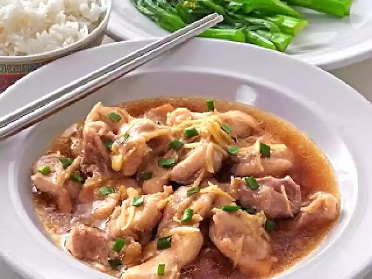 Steamed Chicken with Brandy