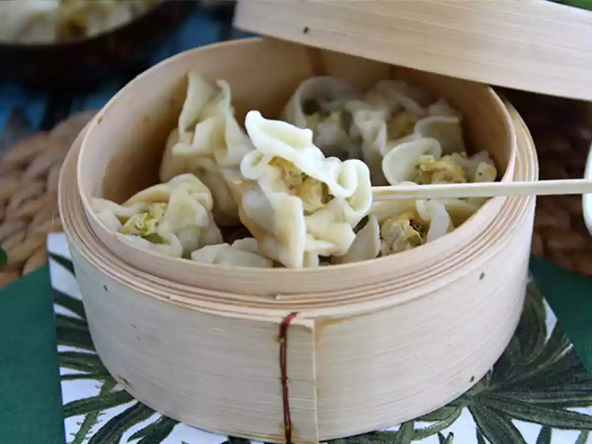Steamed dumplings - reunionese bouchons with chicken - photo 3
