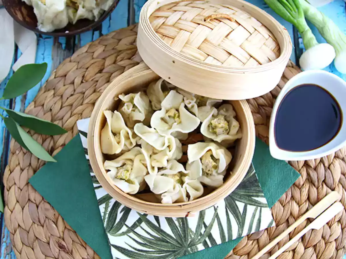 Steamed dumplings - reunionese bouchons with chicken - photo 4