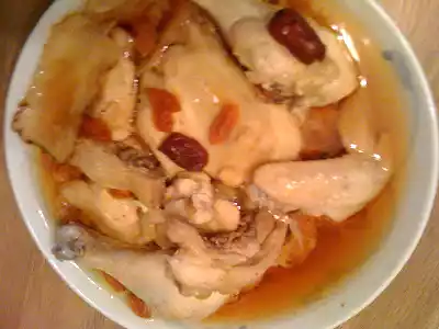 Steamed herbal chicken recipe