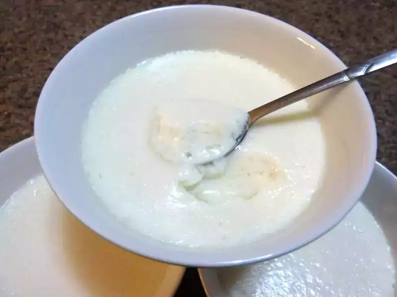 Steamed milk custard recipe (dun nai)