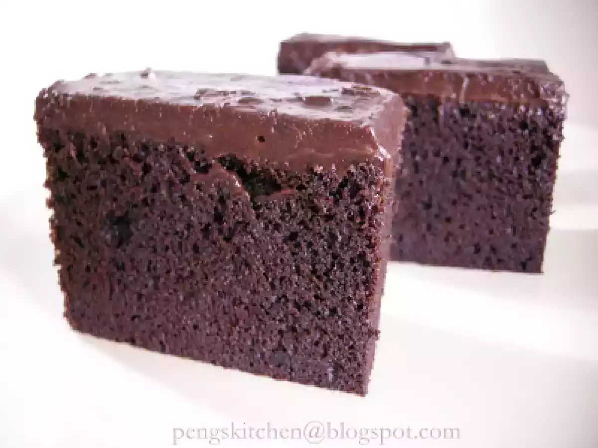 Steamed Moist Chocolate Cake - photo 2