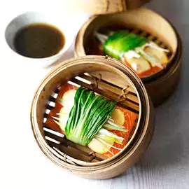 Steamed salmon recipe