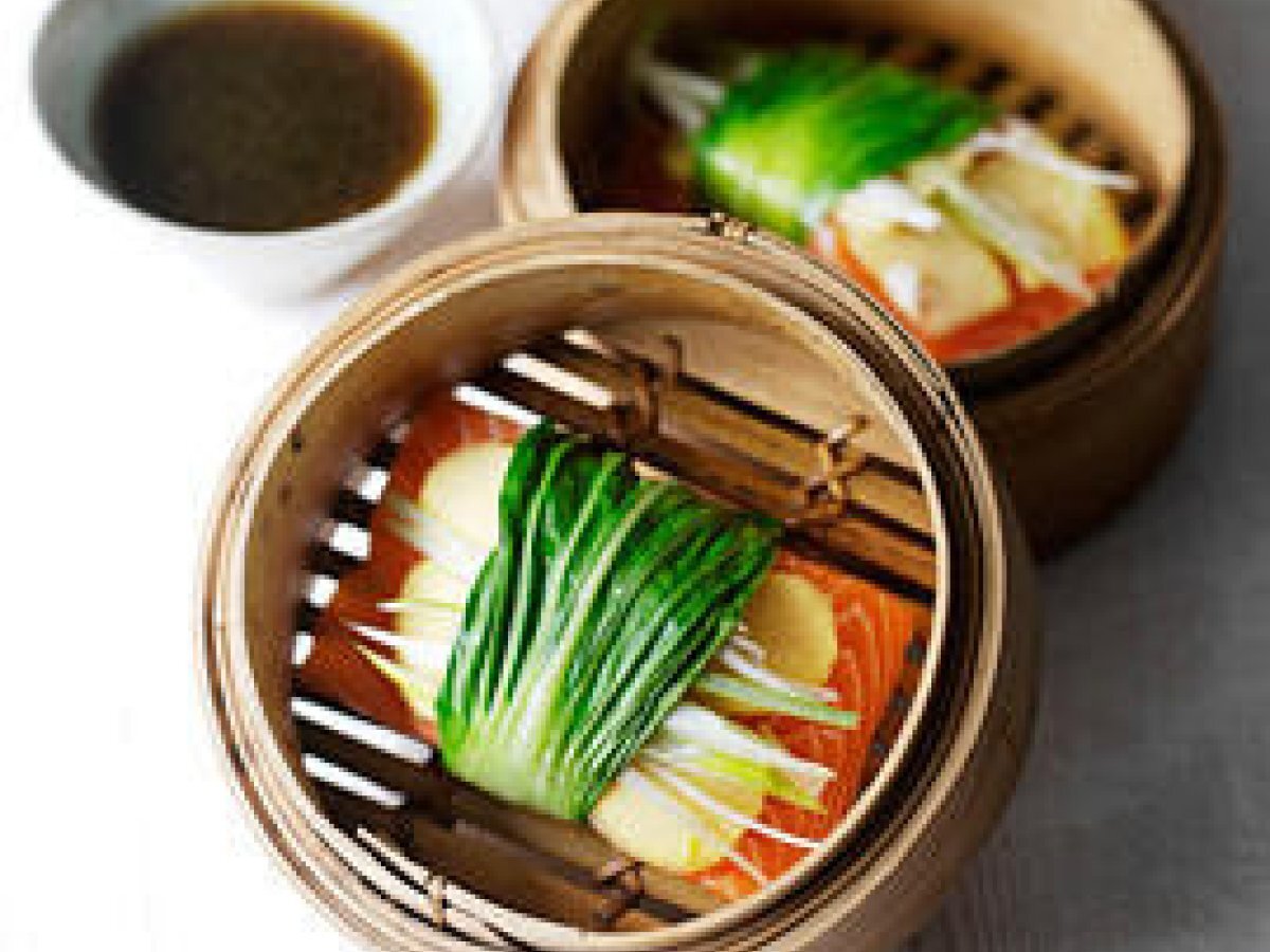 Steamed Salmon