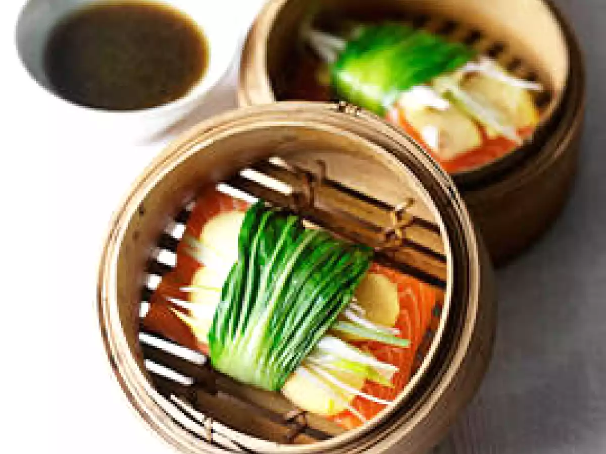 Steamed Salmon