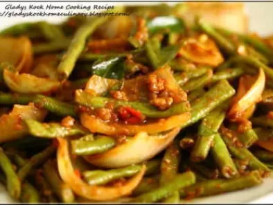 Stir-fried Kam Heong Chinese Long Beans Recipe