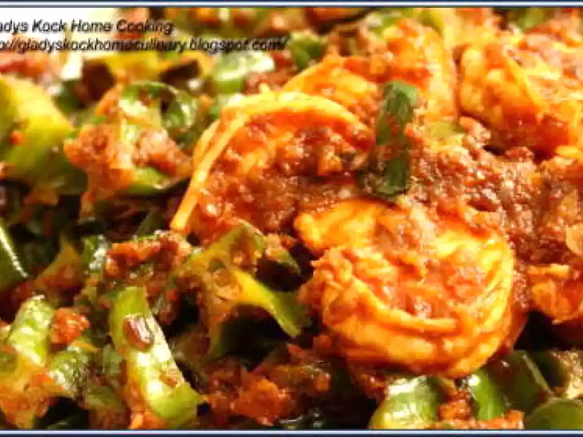 Stir-fry Four-angled Beans with Sambal Chilli Belacan