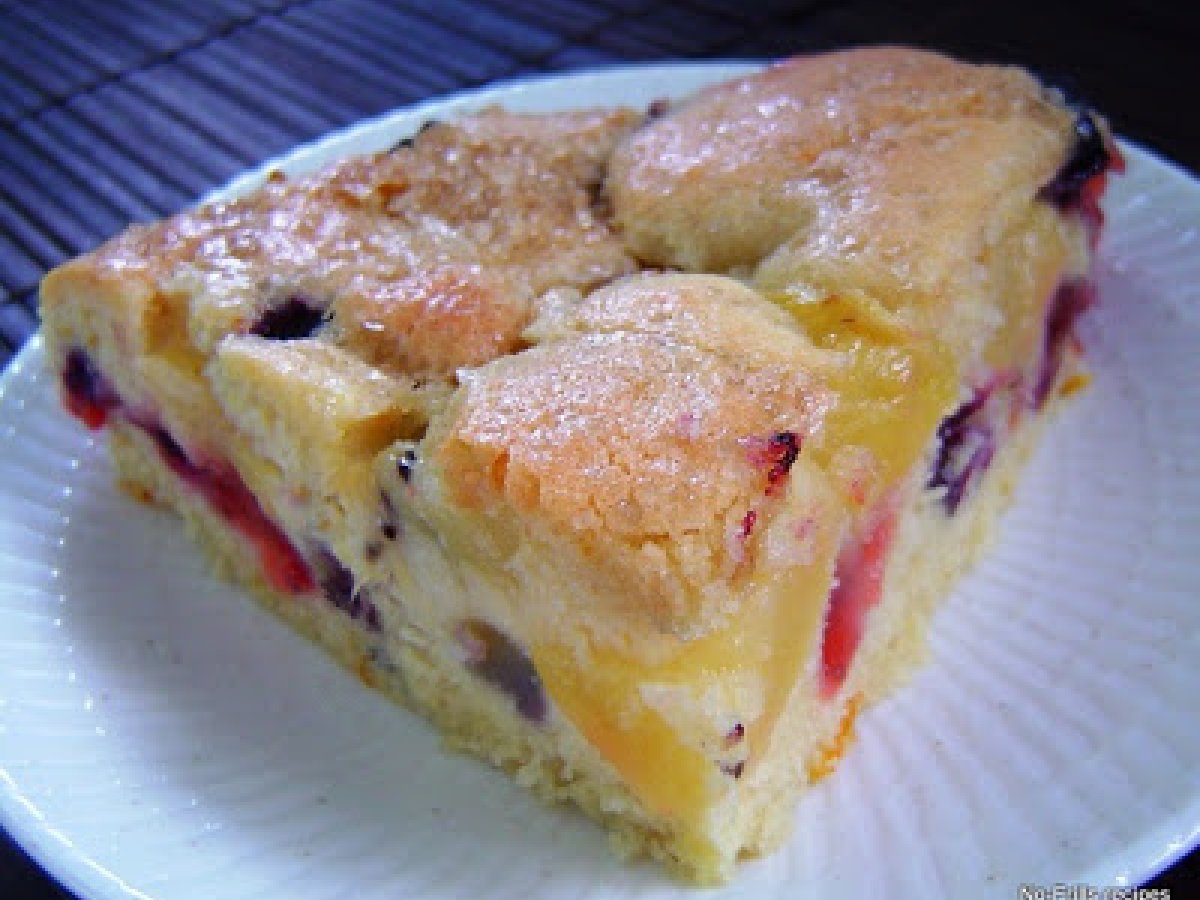 Stone Fruit Tea Cake