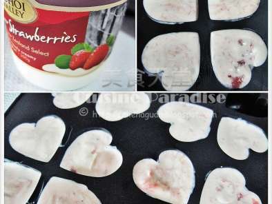 Strawberries Yogurt Hearts - photo 3
