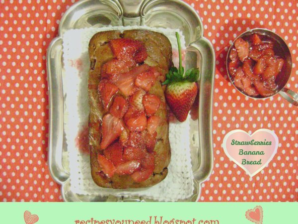 Strawberry Banana Bread