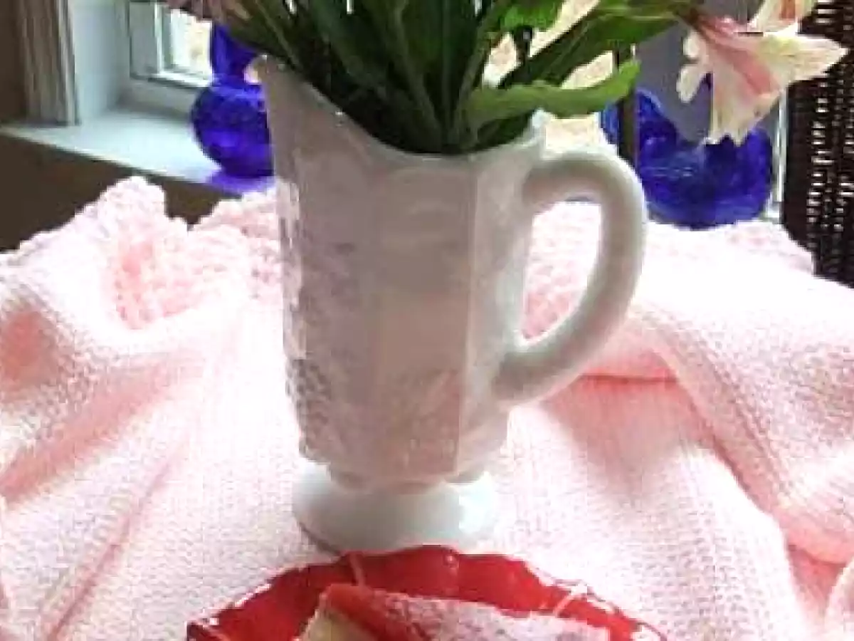Strawberry Bavarian Cream Cake with Strawberry Mirror - photo 3