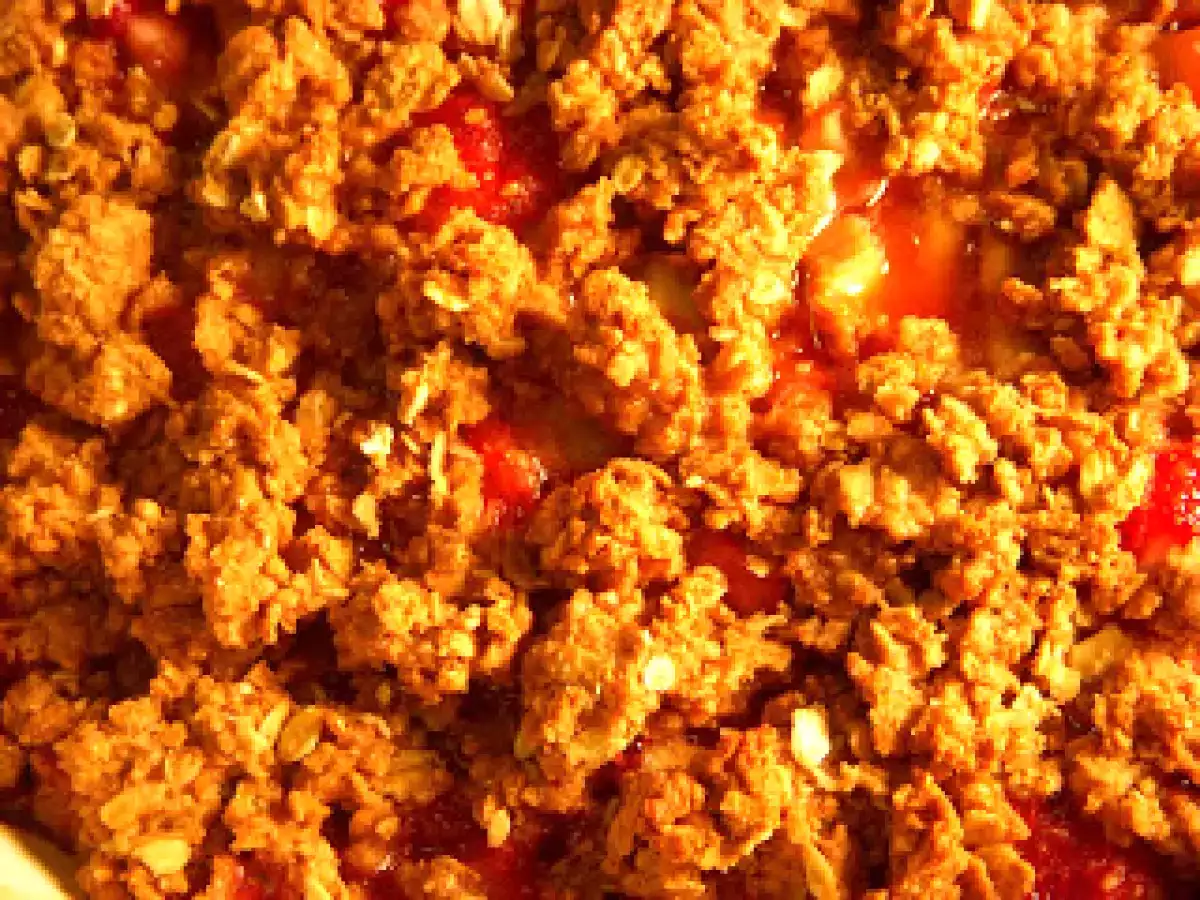 Strawberry Rhubarb Crisp with All-Bran Cereal - photo 2