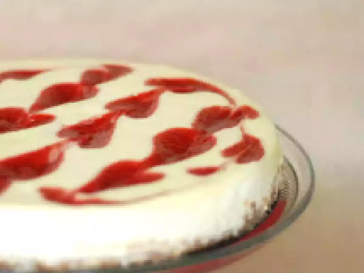 Strawberry Rhubarb Swirl Cheesecake... - photo 2