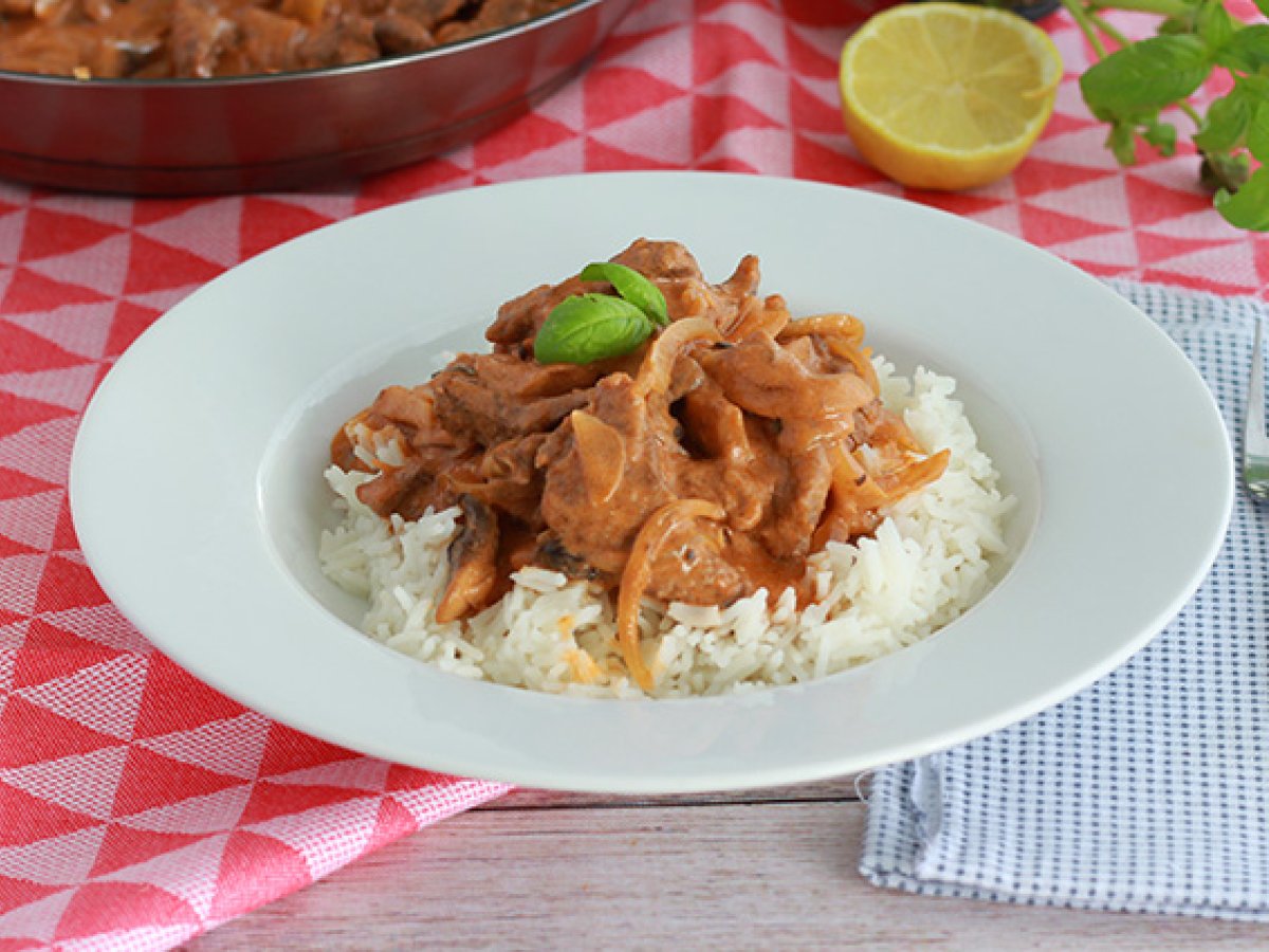 Stroganoff beef