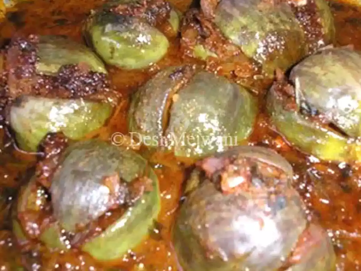 Stuffed Brinjal / Bharli Vangi