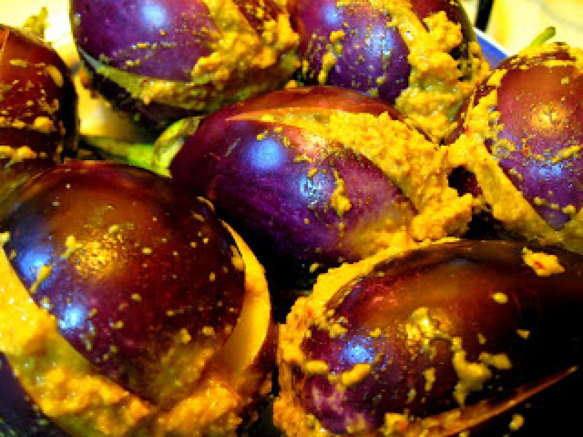 Stuffed Brinjal/Egg plant, Ennegayi palya - photo 2