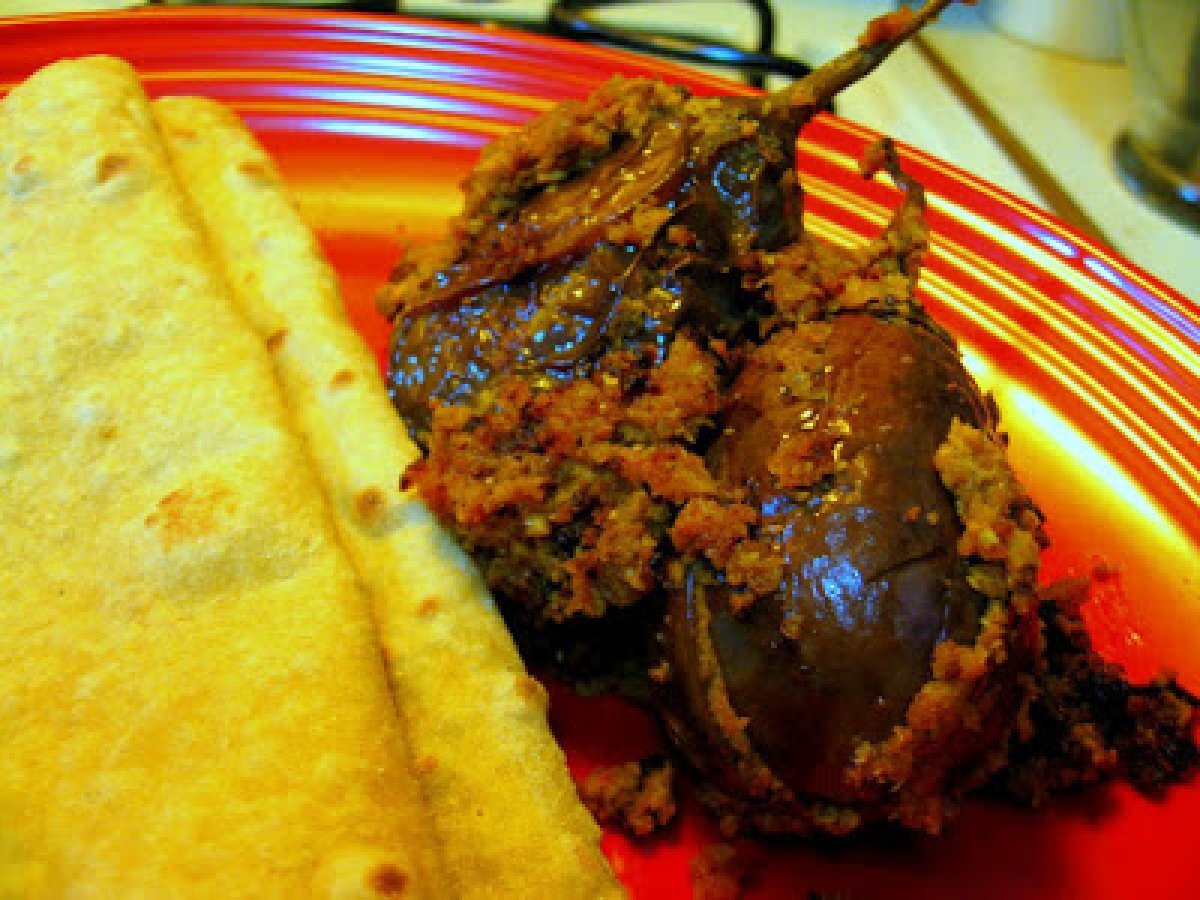 Stuffed Brinjal/Egg plant, Ennegayi palya - photo 3