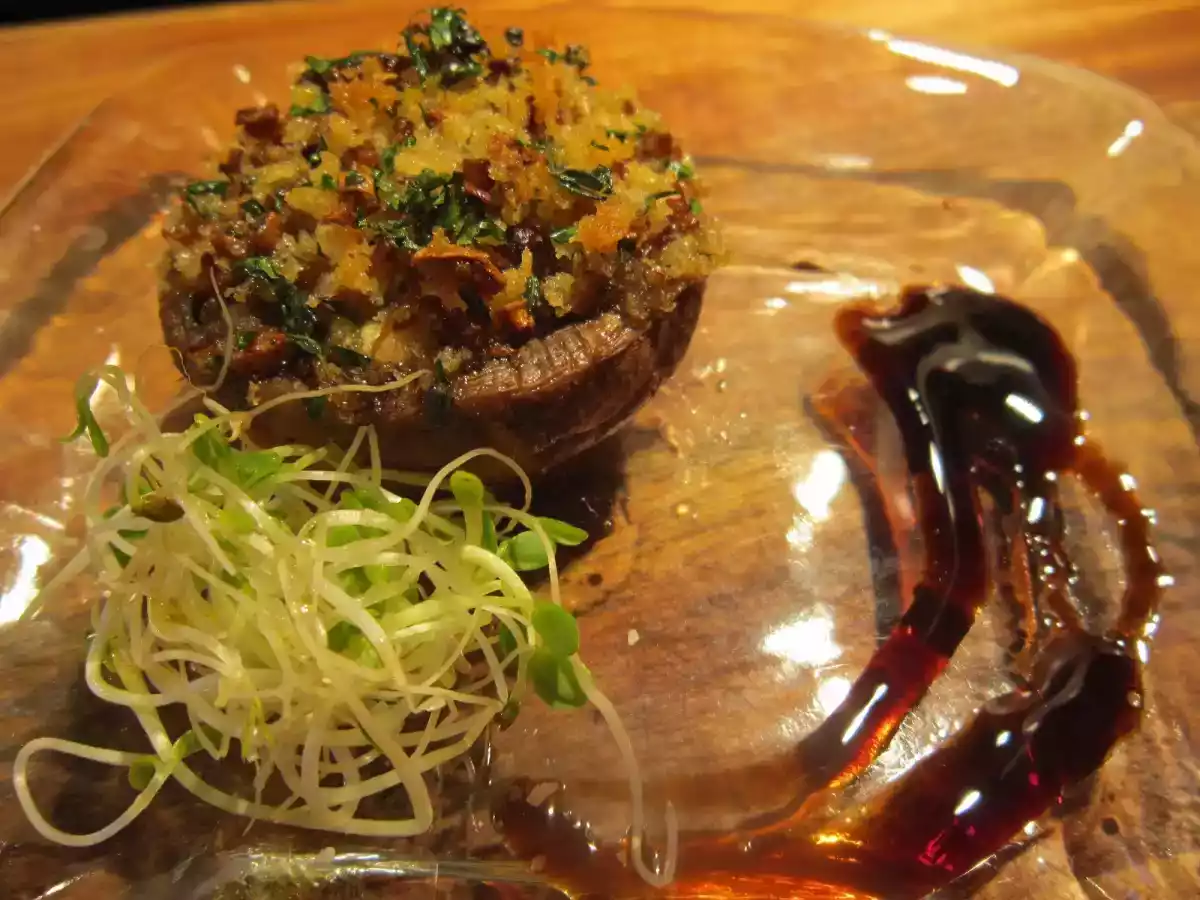 Stuffed Mushroom Caps (visit site!)