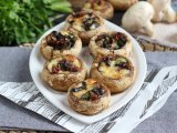 Stuffed mushrooms baked in the oven (a great idea for appetizers), photo 1