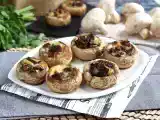 Stuffed mushrooms baked in the oven (a great idea for appetizers), photo 2