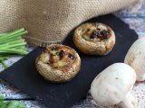 Stuffed mushrooms baked in the oven (a great idea for appetizers), photo 3