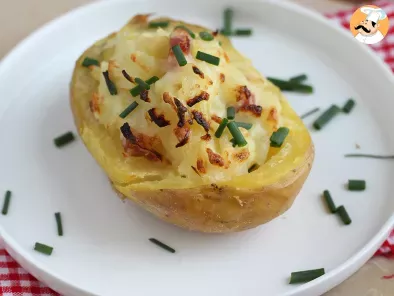 Stuffed potatoes with bacon and cheese - photo 4