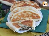 Stuffed Turkish crepes with feta and lemon - Gözleme, photo 1