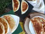 Stuffed turkish crepes with feta, lemon, and parsley - gözleme, photo 3