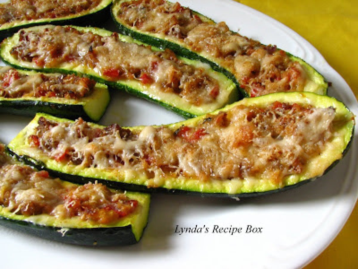 Stuffed Zucchini (slightly adapted from Emeril Lagasse) - photo 4