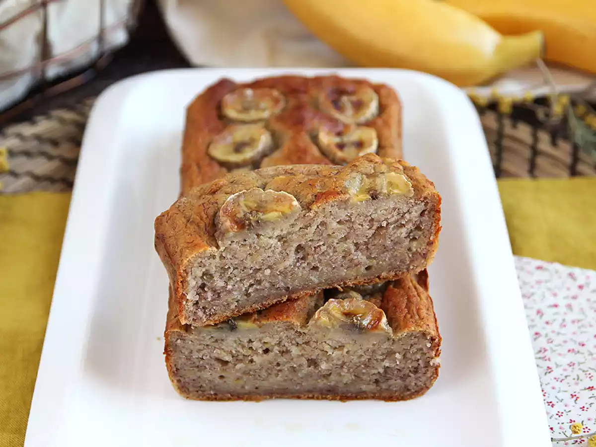 Sugar-free banana bread - gluten-free and vegan - photo 2