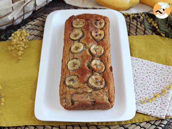 Sugar-free banana bread - gluten-free and vegan