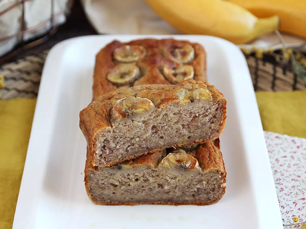 Sugar-free banana cake – banana bread - photo 2