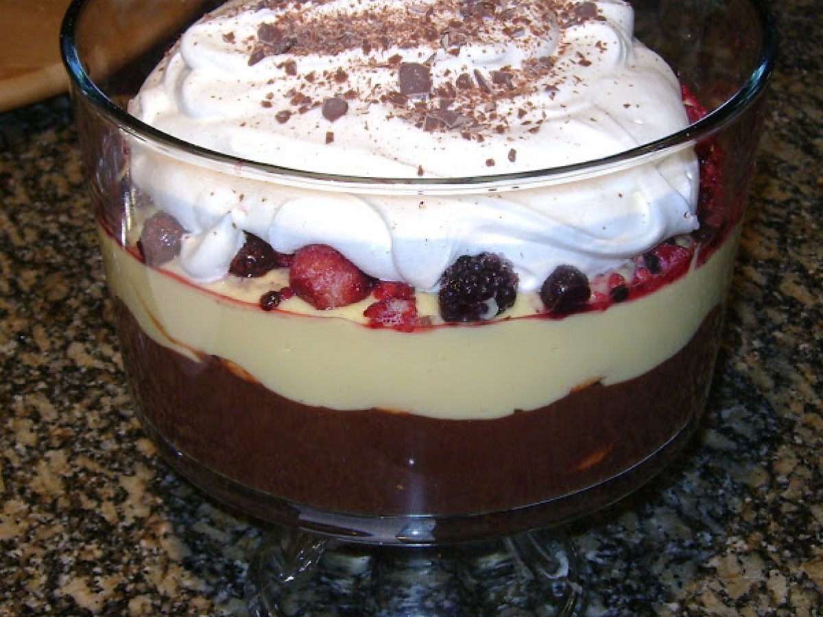 Sugar Free Pudding & Fruit Trifle