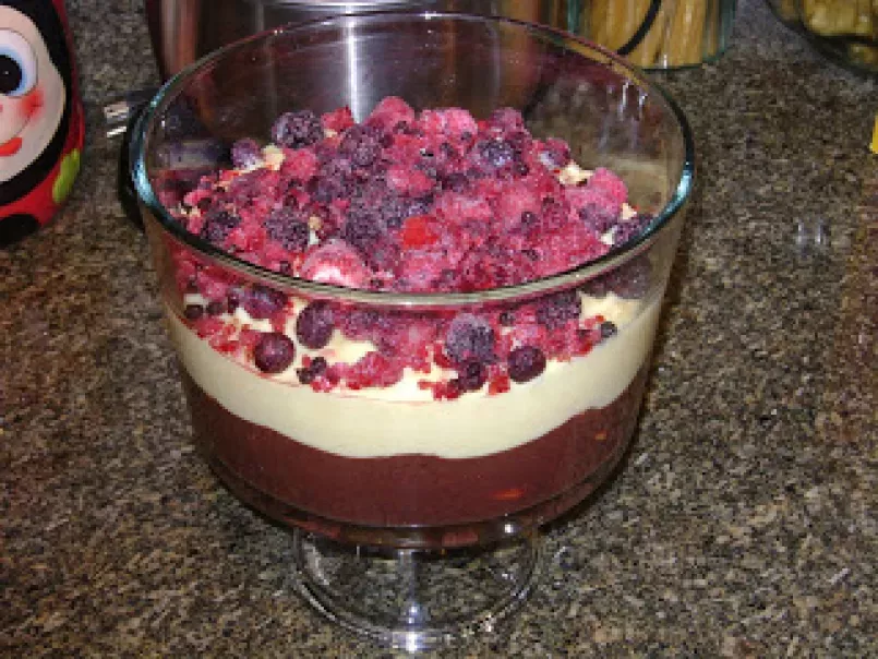 Sugar Free Pudding & Fruit Trifle, photo 3